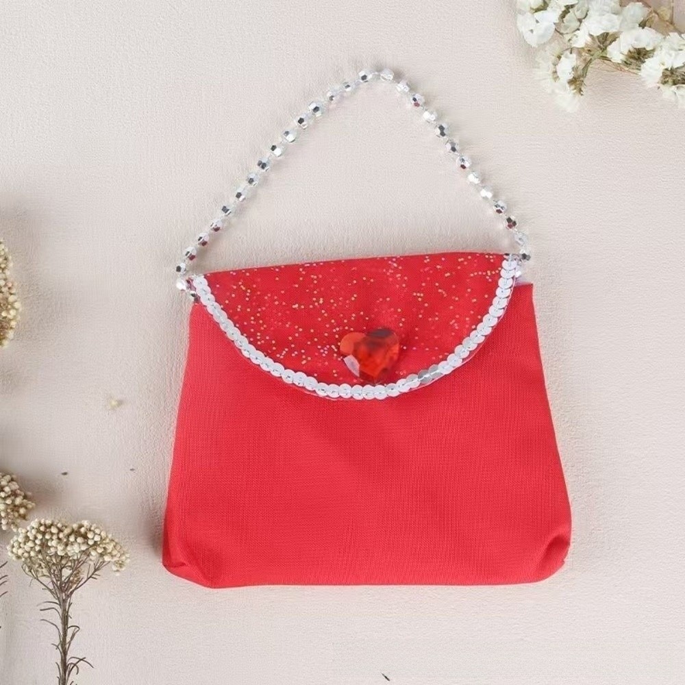 Cosplay Prop Patterns - Multicolor Princess Handbag Snowflake Pattern Peach