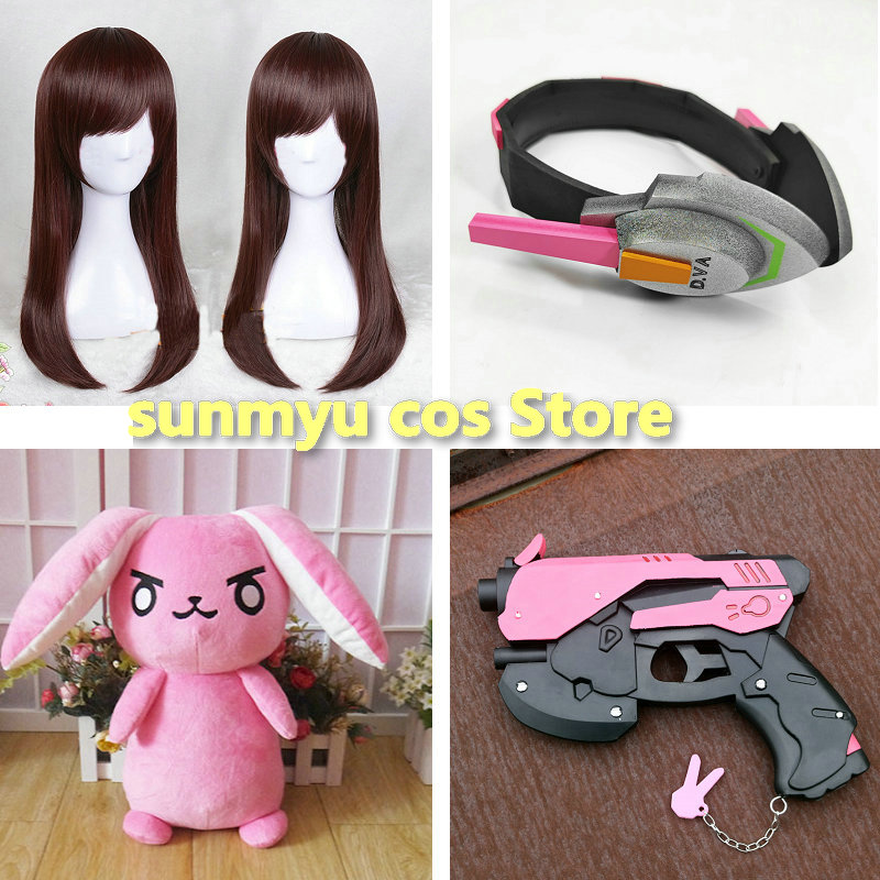Dva Cosplay Prop - D.VA Cosplay Props Headwear Gun prop