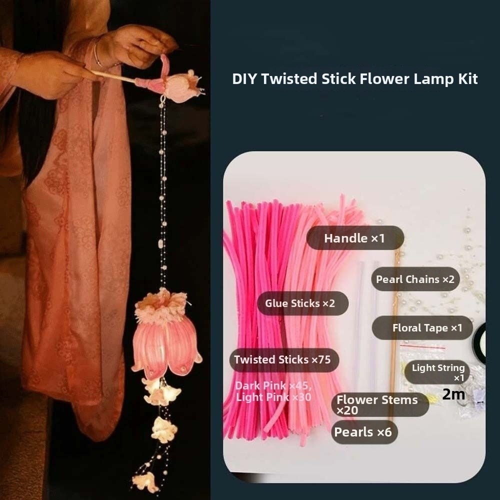 Cosplay Prop Making - Handmade Bellflower Lantern Luminous Glowing Muguet