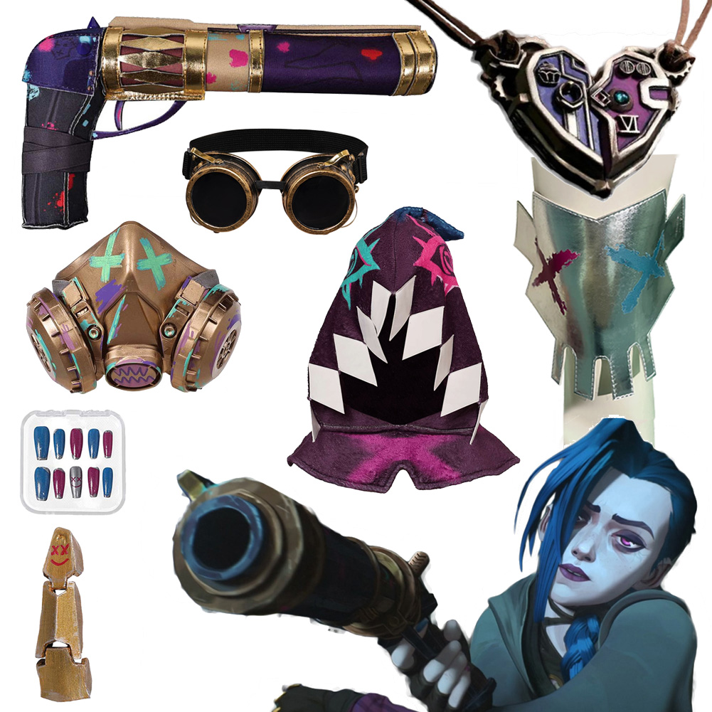 Cosplay Prop Pistol - Fancy Arcane Jinx Weapons Pistol For