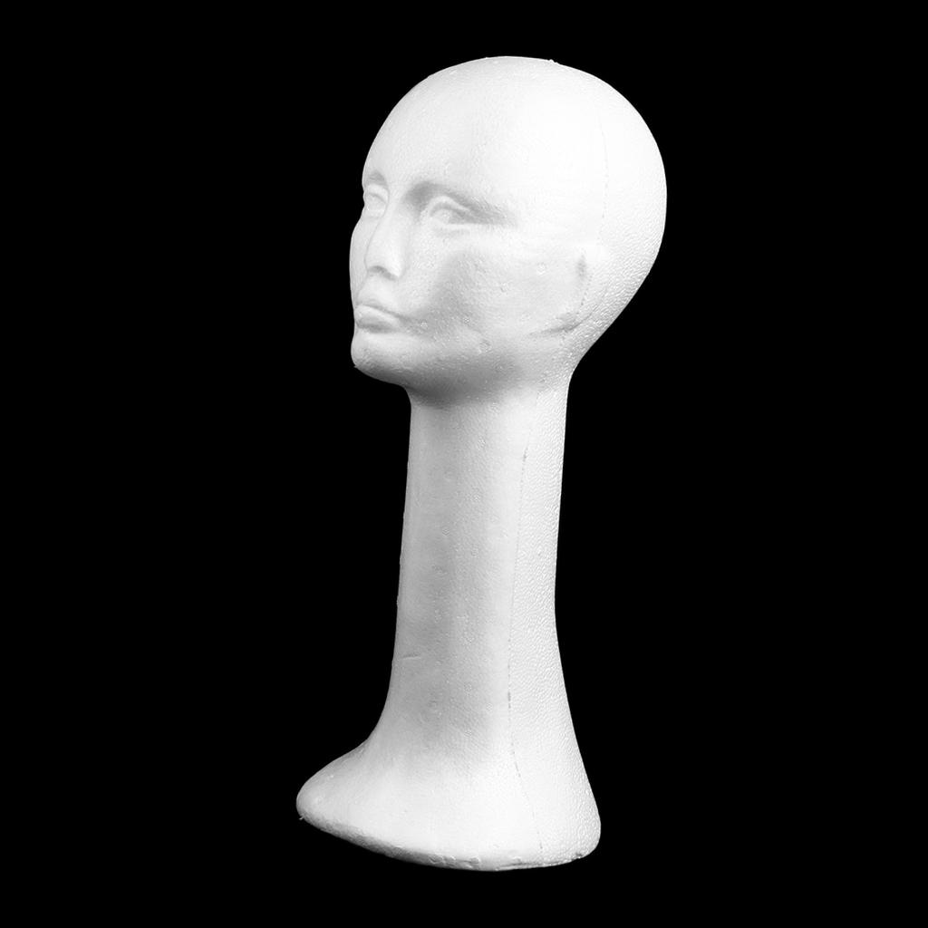 Cosplay Prop Foam - Female Foam Head Model Glasses Hair
