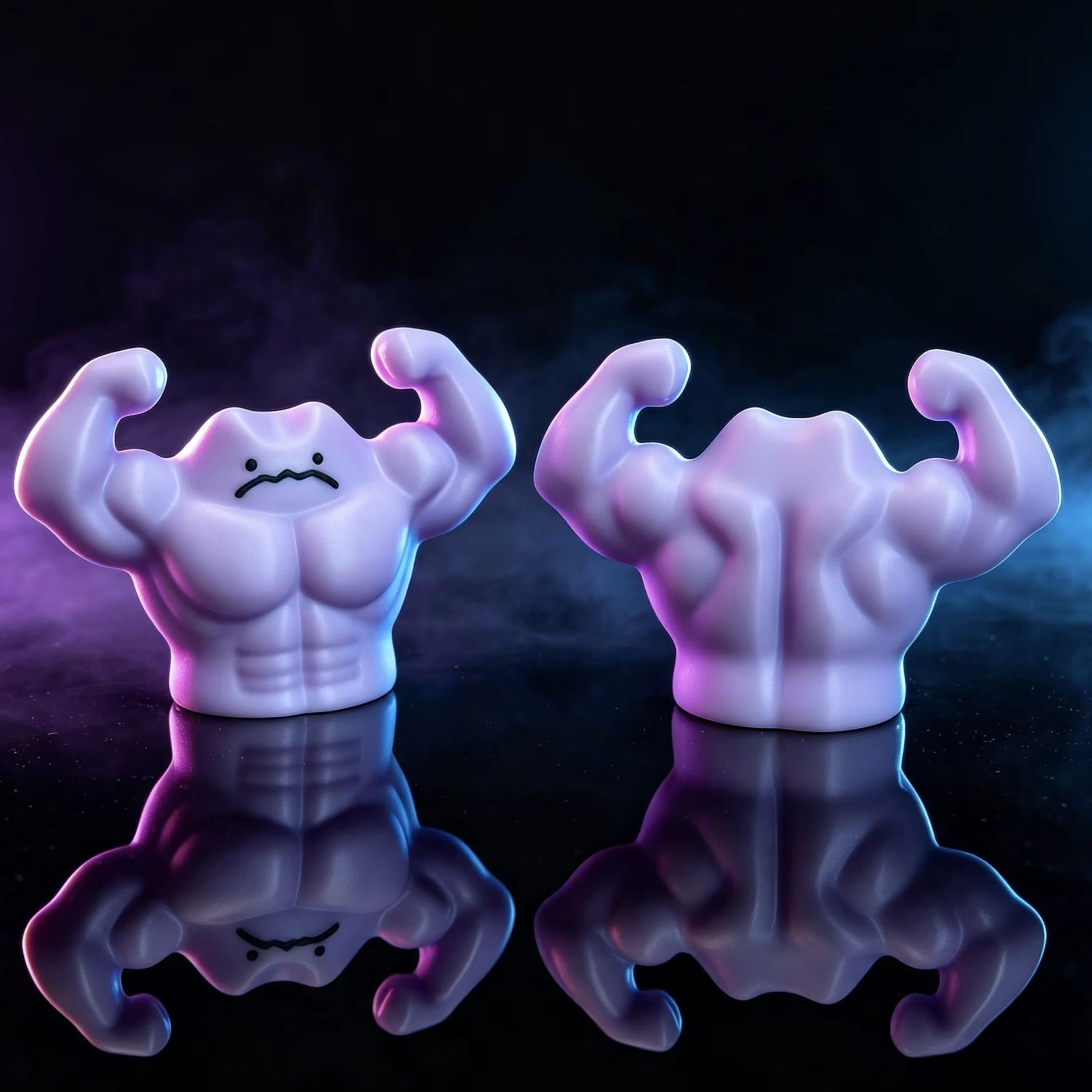 Cosplay Prop Display - Pokémon Novelty Stress Relief Sculpture Muscular