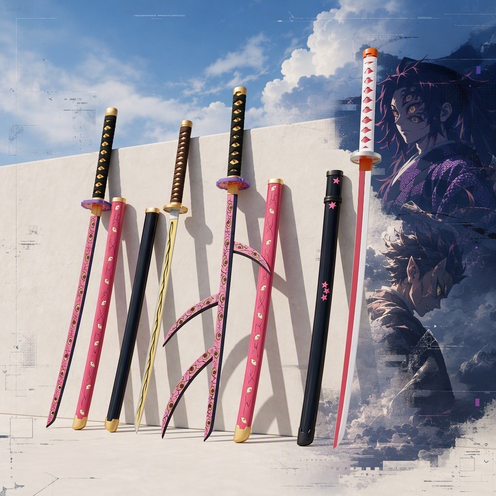 Cosplay Prop Katana - 40inch Demon Slayer Agatsuma Zenitsu Katana
