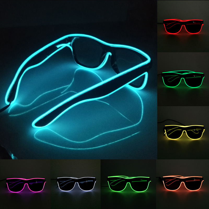 Led El Wire - 1PC Flashing EL Wire Led Glasses