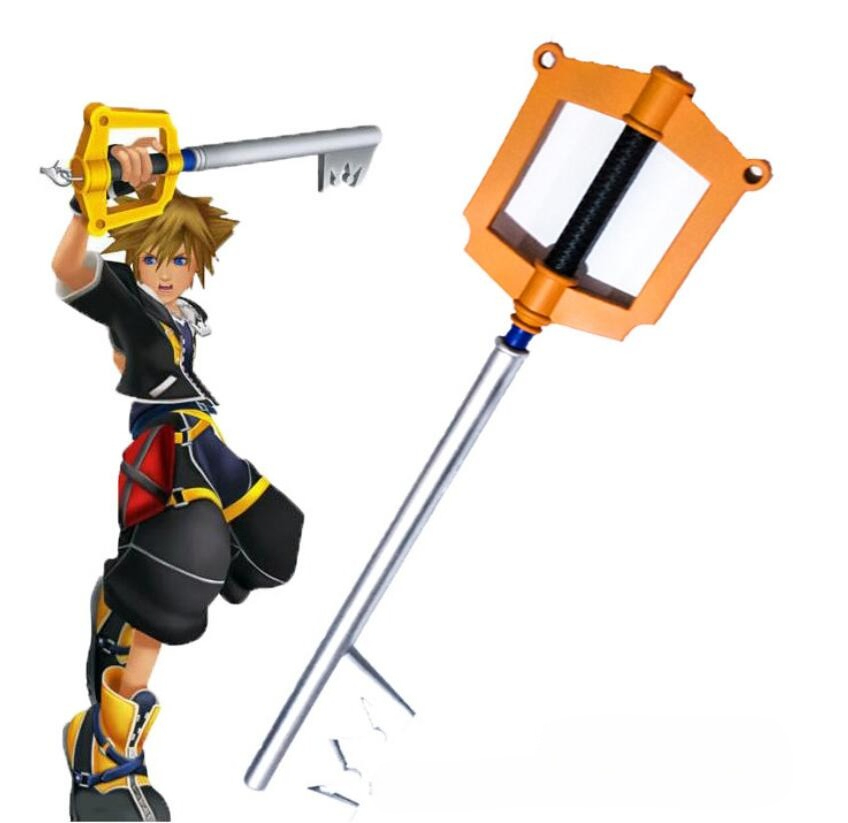 88cm Kingdom Hearts Gold Key:  - Keyblade Cosplay Prop 评论和价格