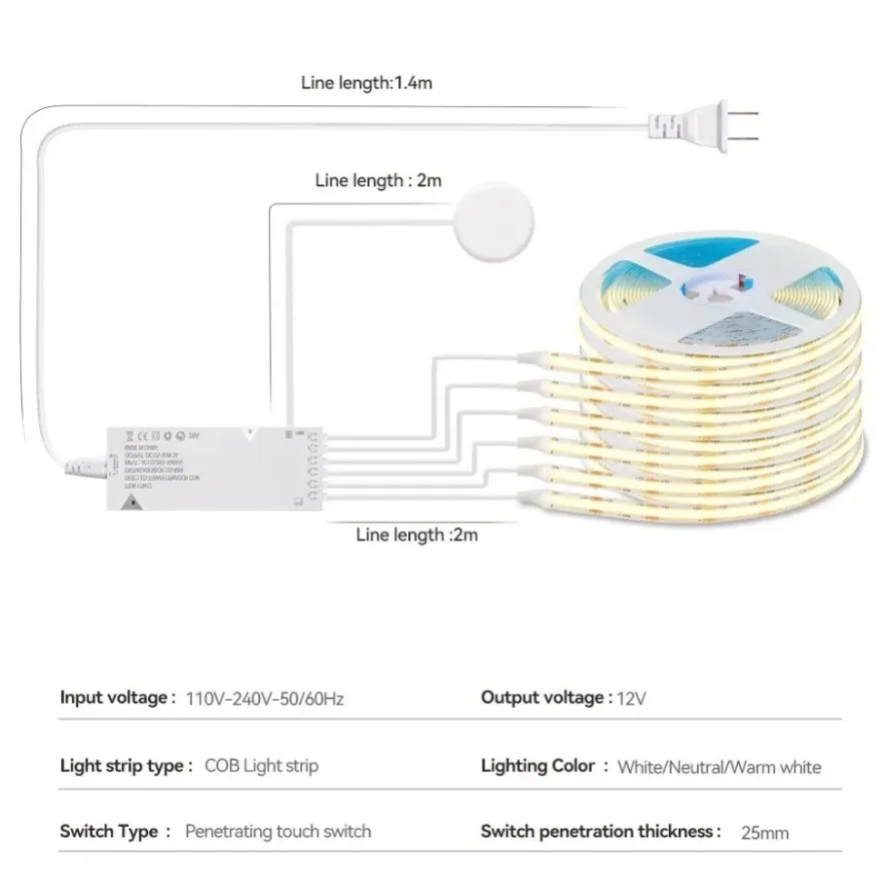 Sync Cabinet Light Smart Senso - Led El Wire 评论和价格