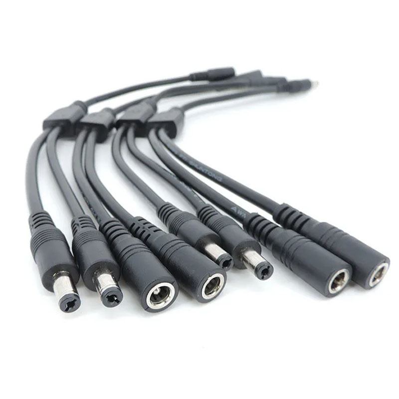1PC DC 5.5mm*2.1mm 1 To 2 Conn - Led El Wire 评论和价格