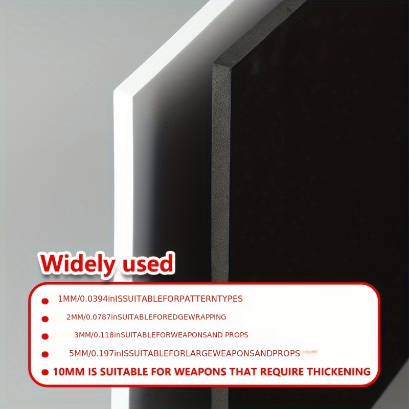 EVA Foam Board 14x39 Inch, 3mm - Cosplay Prop Foam Board 评论和价格