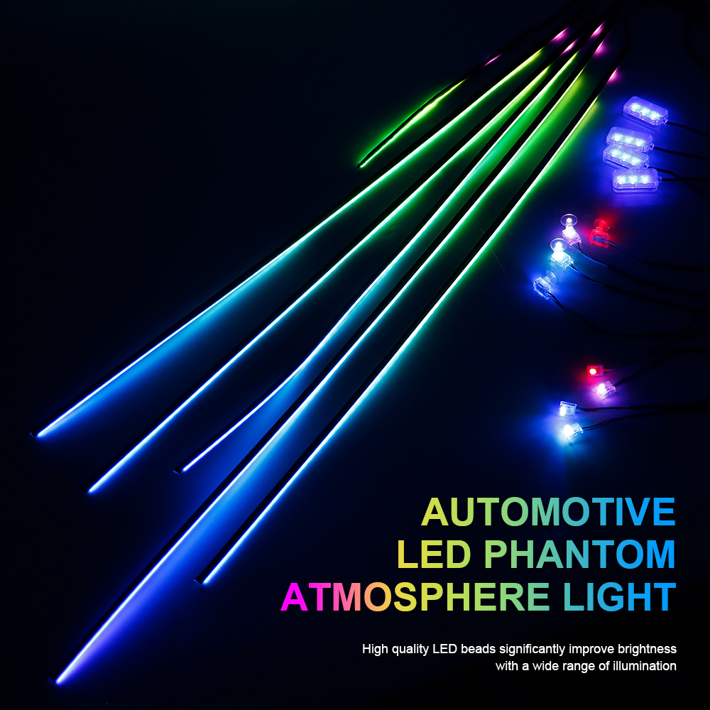 18/22 in 1 Acrylic Led Car Amb - Led El Wire 评论和价格