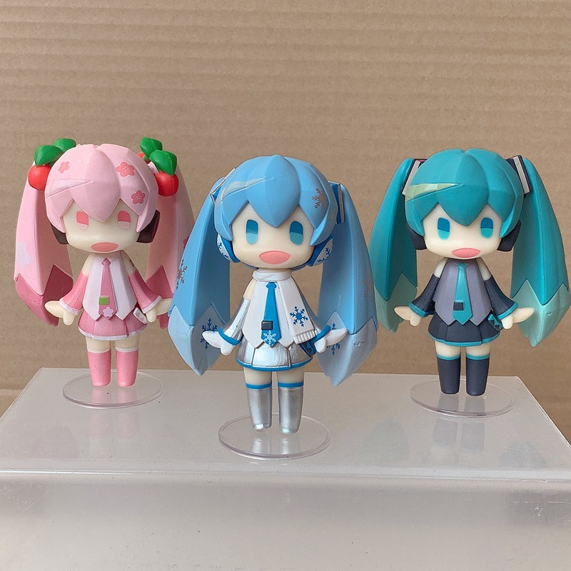 10CM Anime Figure Hatsune Miku - Cosplay Prop Building 评论和价格