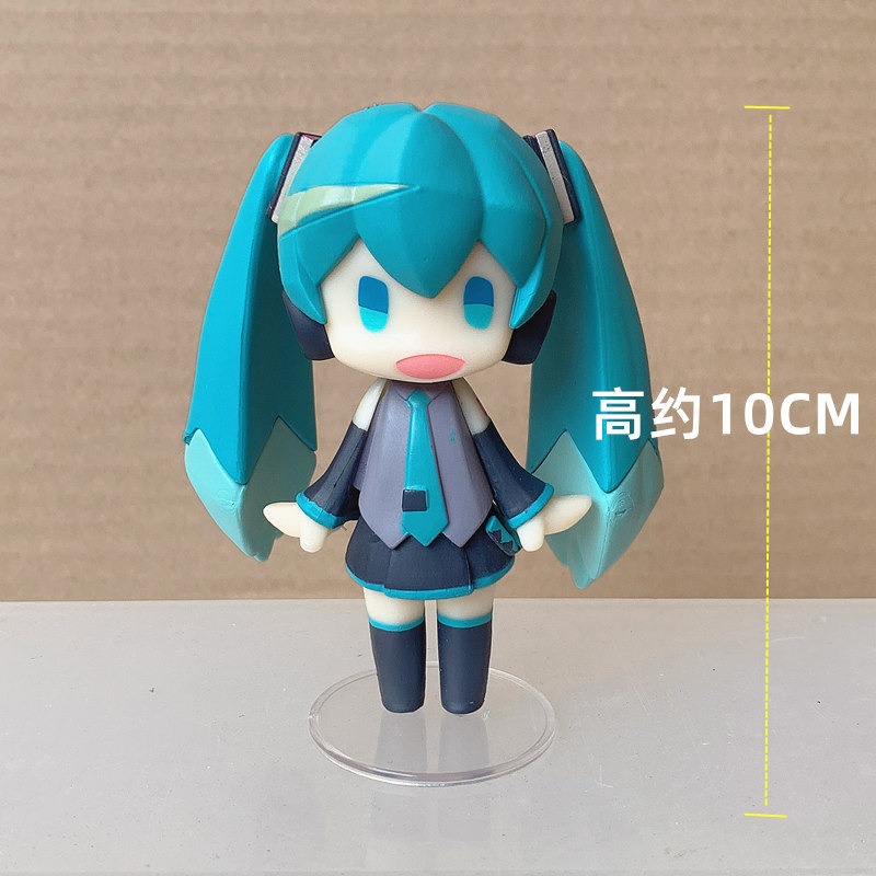 10CM Anime Figure Hatsune Miku - Cosplay Prop Building 评论和价格