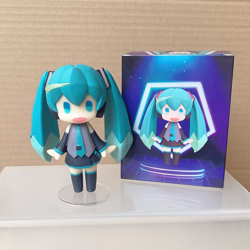 10CM Anime Figure Hatsune Miku - Cosplay Prop Building 评论和价格
