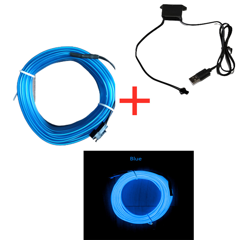1/3/5m Car Interior Atmosphere - Led El Wire 评论和价格