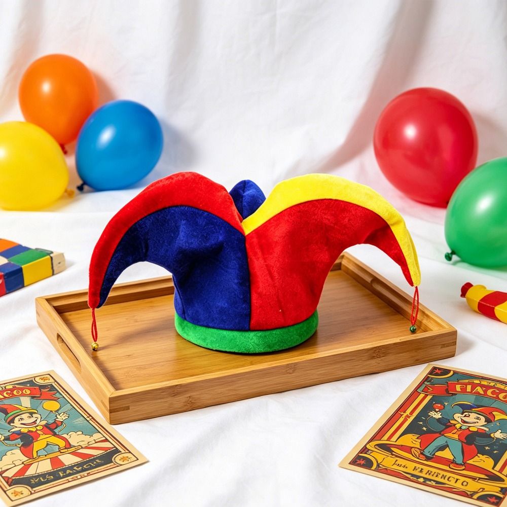 Cap Prop Multicolor Clown Hat  - Cosplay Prop Patterns 评论和价格