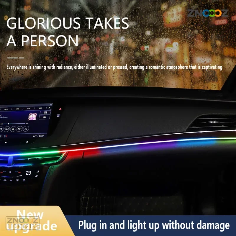 ZNOOOZ 140cm Car Ambient Light - Led El Wire 评论和价格