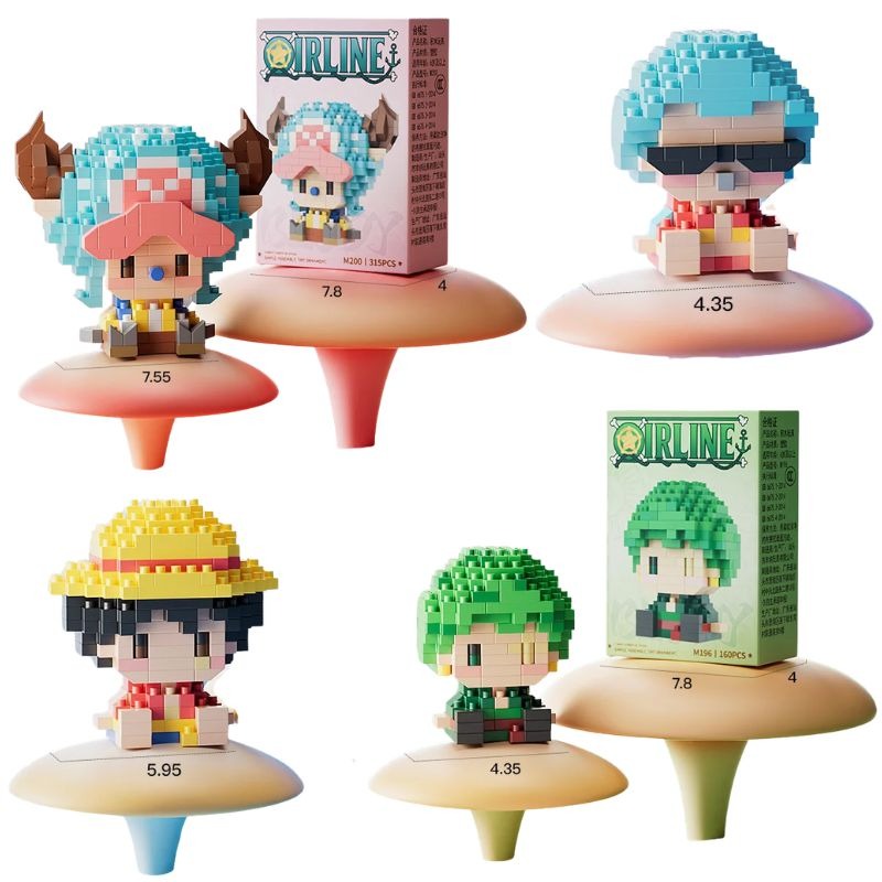 Anime Building Block One Luffy - Cosplay Prop Building 评论和价格