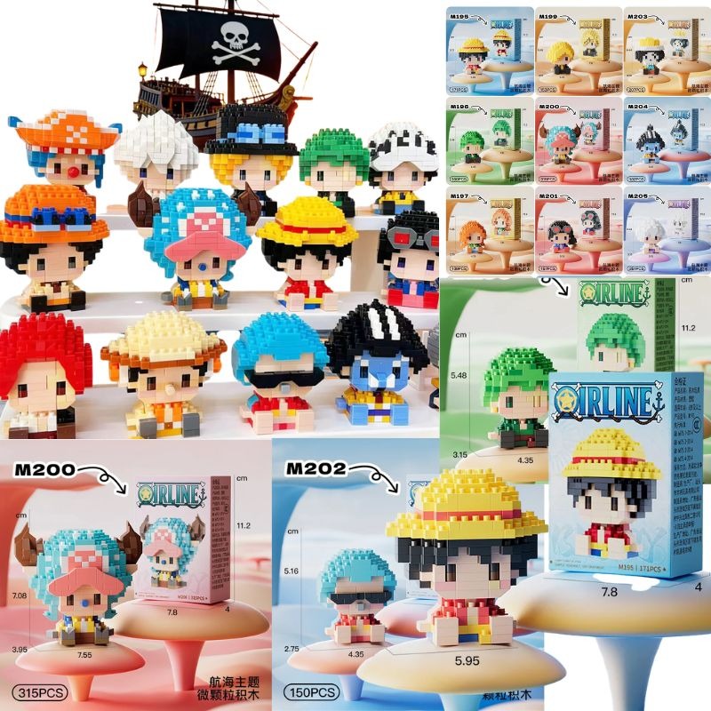 Anime Building Block One Luffy - Cosplay Prop Building 评论和价格