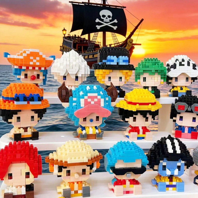 Anime Building Block One Luffy - Cosplay Prop Building 评论和价格