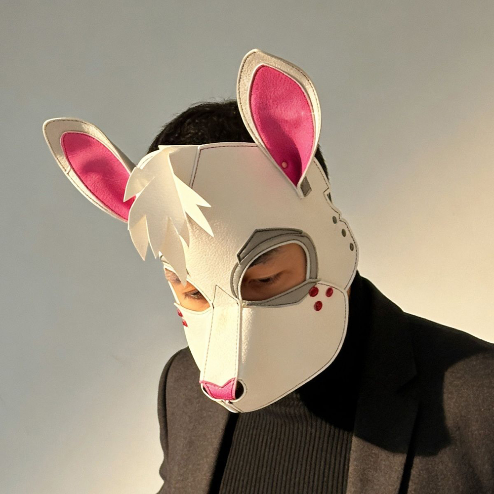 Punk Rabbit Mask White Bunny P - Cosplay Prop Patterns 评论和价格