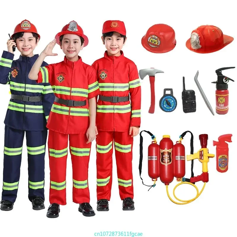 Children Firefighter Uniform S - Cosplay Prop Works 评论和价格