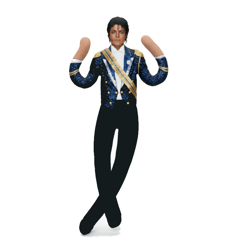 28CM Anime Michael Jackson Cos - Evoker Cosplay Prop 评论和价格
