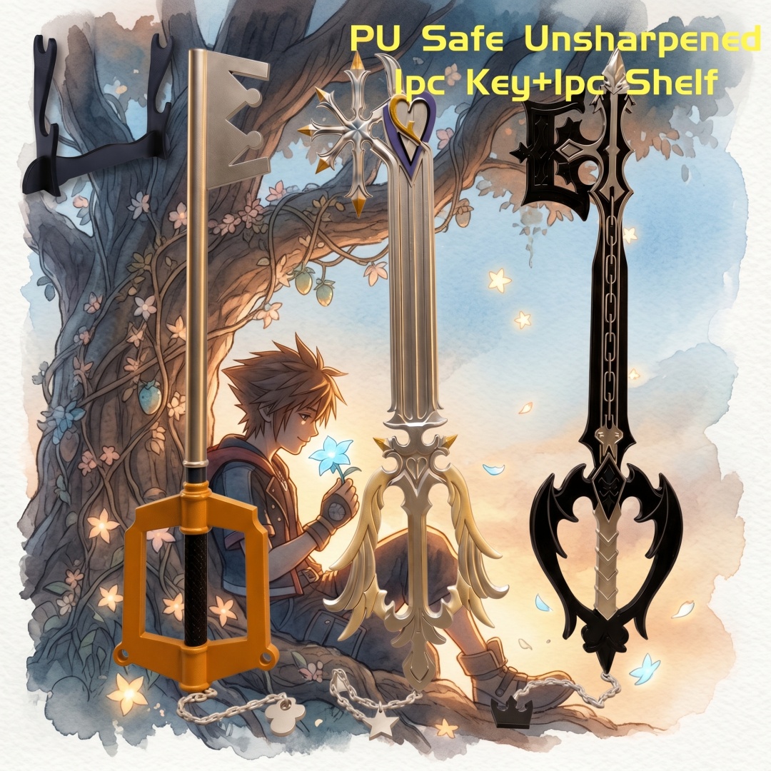 34inch Kingdom Hearts Sora Key - Keyblade Cosplay Prop 评论和价格
