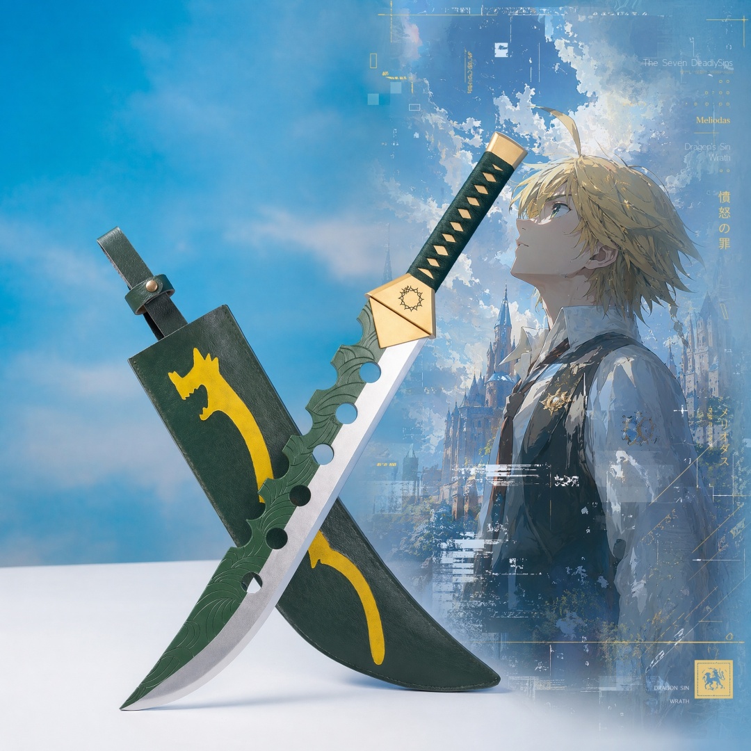 28inch The Seven Deadly Sins M - Cosplay Prop Katana 评论和价格