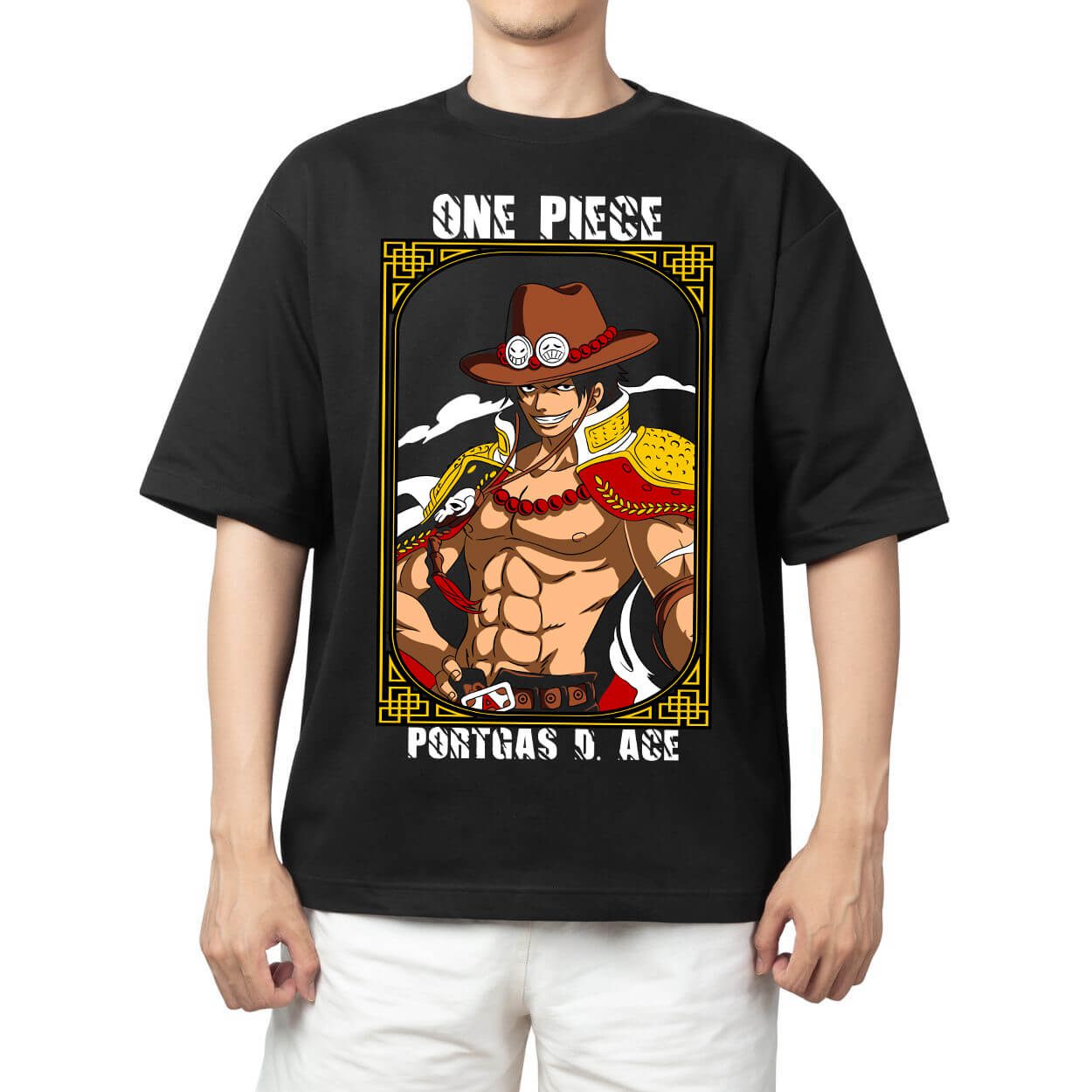 One Piece 2026 Men Cotton Tshi - Cosplay Flame Prop 评论和价格
