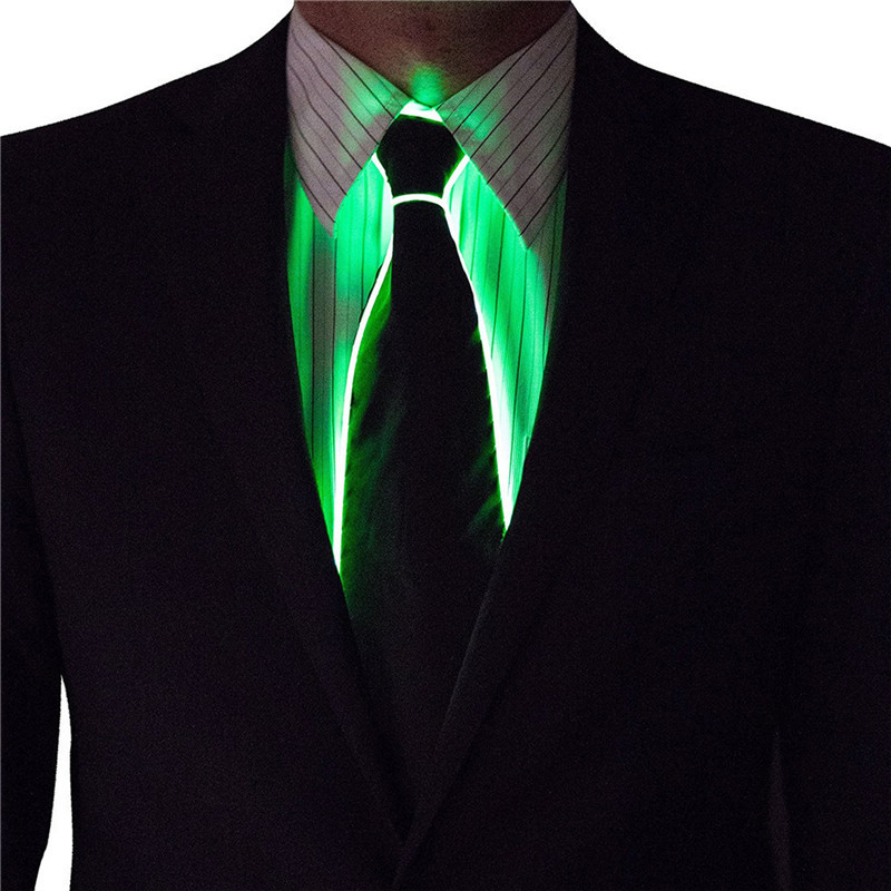 Men Glowing Tie EL Wire Neon L - Led El Wire 评论和价格