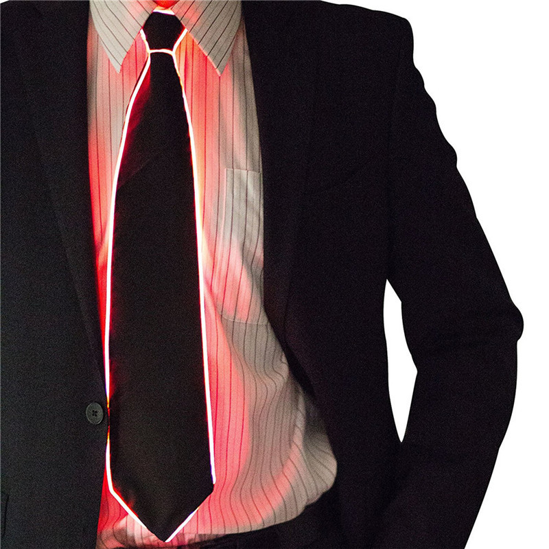 Men Glowing Tie EL Wire Neon L - Led El Wire 评论和价格