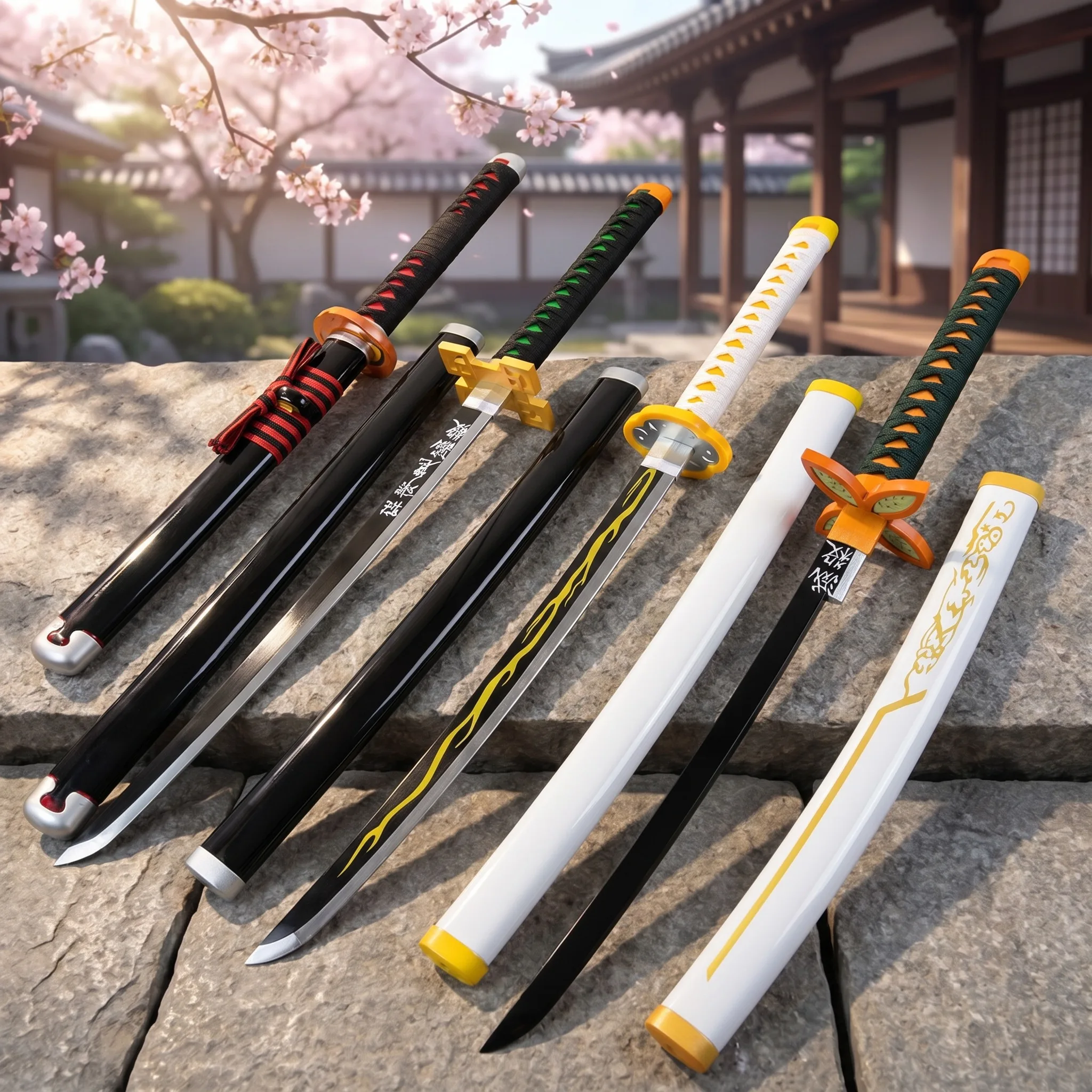 72 104cm Demon Slayer Katana T - Cosplay Prop Katana 评论和价格