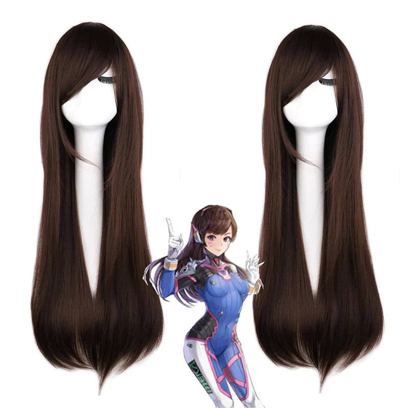 Cosplay Wig Anime Game Overwat - Dva Cosplay Prop 评论和价格
