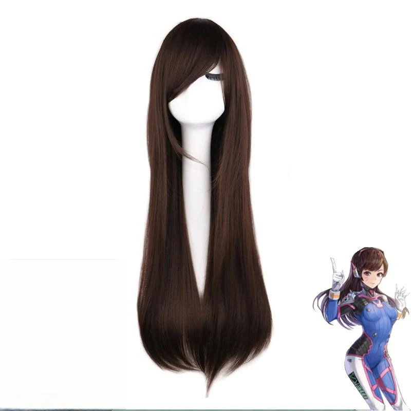 Cosplay Wig Anime Game Overwat - Dva Cosplay Prop 评论和价格