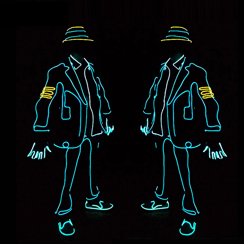 EL Wire Glowing Jazz Dance Cos - Led El Wire 评论和价格