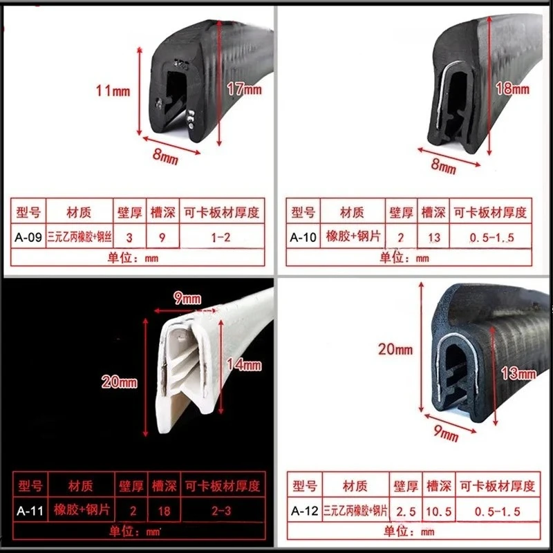 h/F/U Shape Sealing Strip EPDM - Eva Foam Sheet 评论和价格