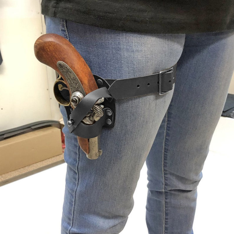 Mini Pistol Derringer Leg Gart - Cosplay Prop Pistol 评论和价格