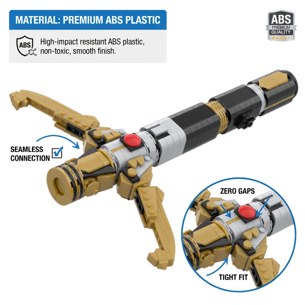 Sci-Fi Energy Sword Hilt MOC B - Cosplay Prop Building 评论和价格