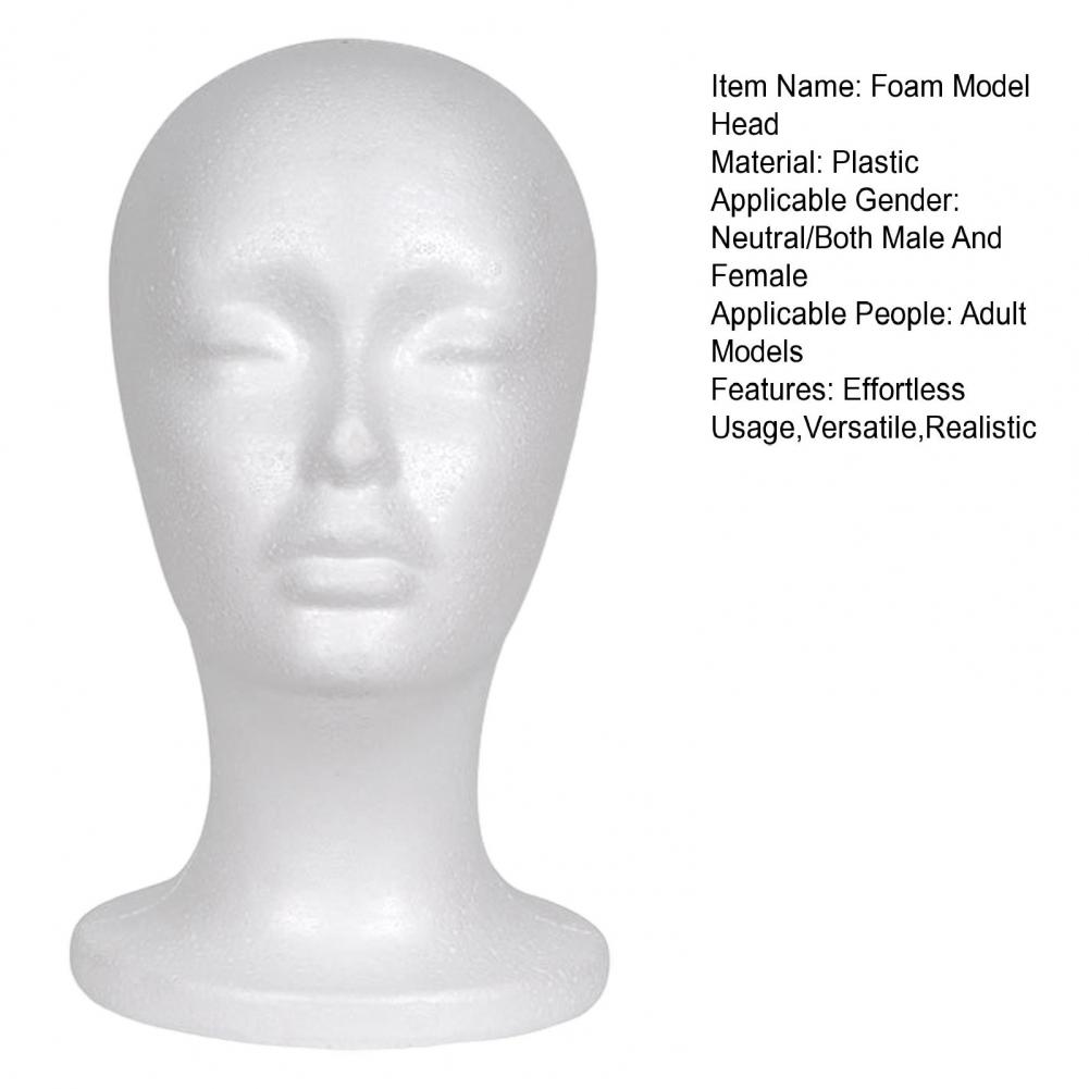 Foam Mannequin Head for Wig Di - Cosplay Prop Foam 评论和价格