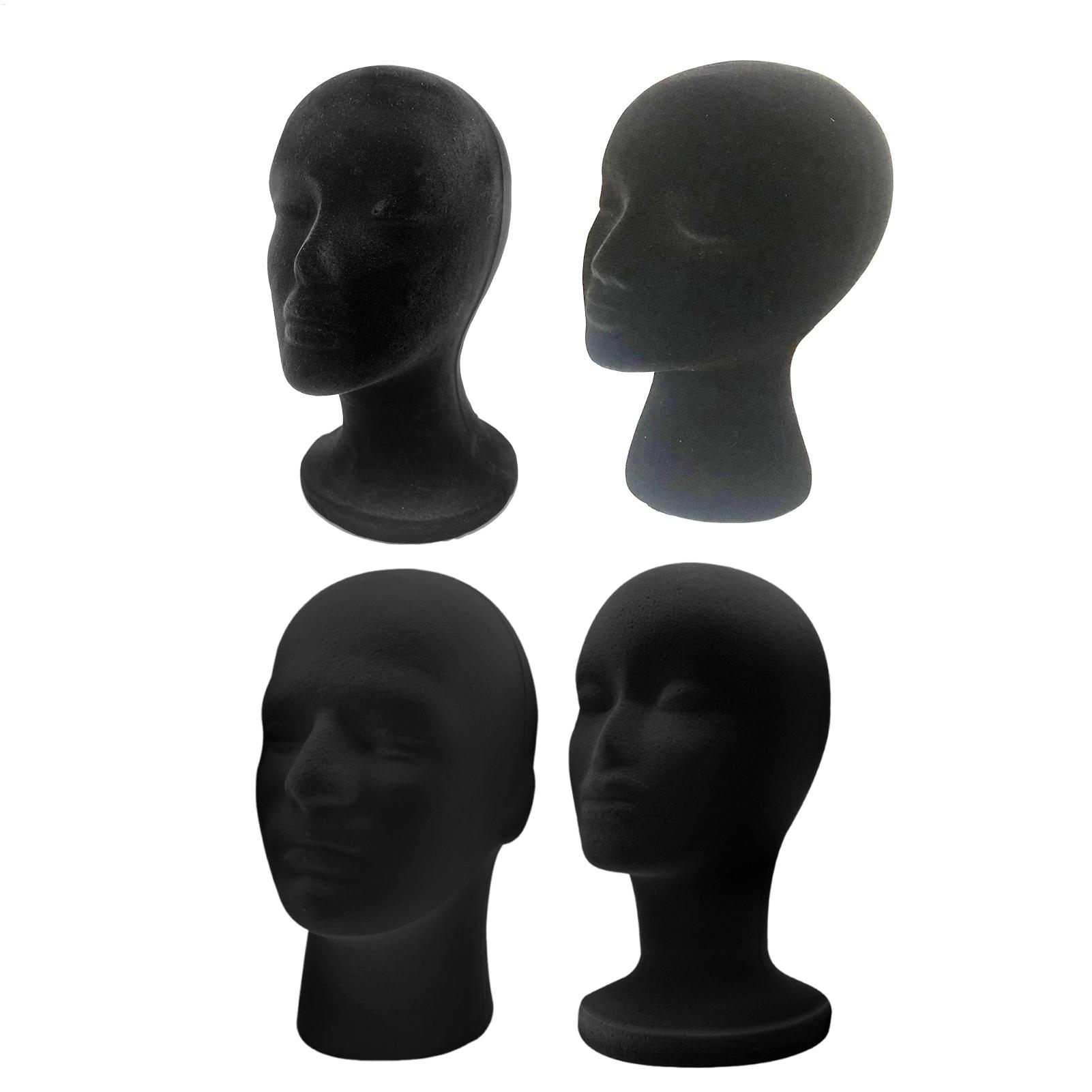 Black Mannequin Head Foam Velv - Cosplay Prop Foam 评论和价格
