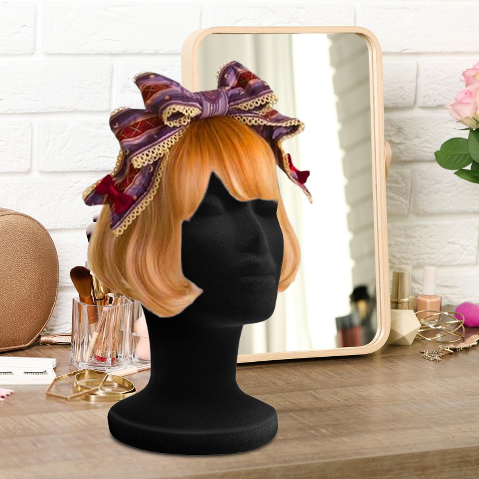 Black Mannequin Head Foam Velv - Cosplay Prop Foam 评论和价格
