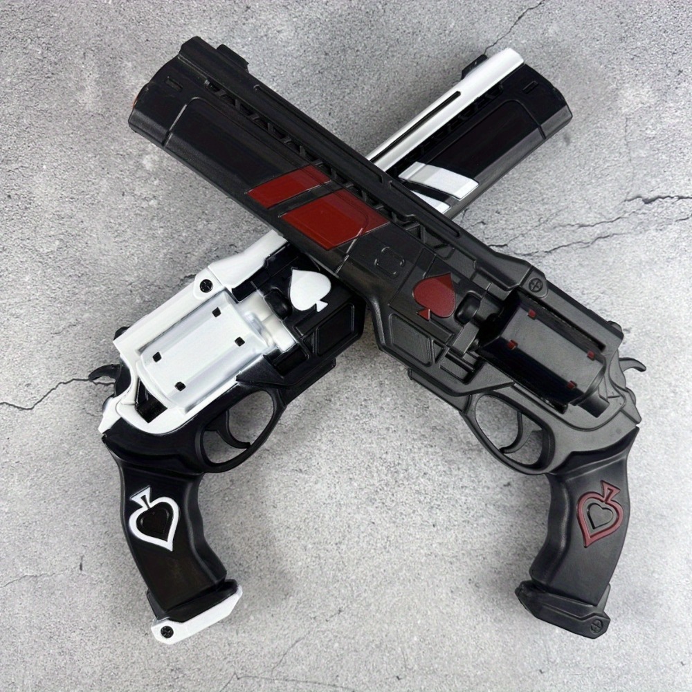 15inch PU Pistol Spades Gun Ka - Dva Cosplay Prop 评论和价格